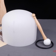 [Hot New] LQ Crystal Quartz Singing Bowl 8 Inch 432Hz Yoga Meditation Sound Bowls Professional Tibet