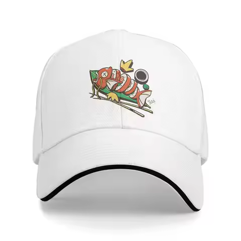 Spring Magikarp Sushi Baseball Cap Outdoor Gym Streetwear Custom Logo Sun Trucker Hat Female Male Wh