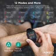 Puklo Smartwatch Aukey Fitnes Tracker 12 Activity Free Strap Stock