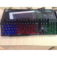 R8 1822 Mechanical Keyboard, 7-color Led, Genuine Product for Delicious Keys - Street Brand