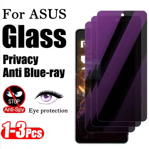1-3pcs Privacy Tempered Glass for Asus ROG Phone 9 SE 8 Pro Anti Blue Ray Screen Protector for Zenfo