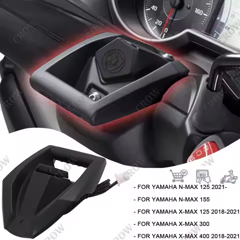 Motorcycle Accessory GPS Phone Navigation Bracket Wireless USB Charging Port Holder Mount FOR YAMAHA