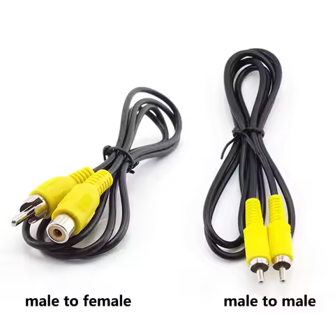 1meter AV Extension RCA Male To Female Male Cable M/M M/F Bus Lotus Head Audio Video Connector Cable