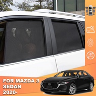 For Mazda 3 Sedan BP 2019-2023 Magnetic Car Sunshade Visor Front Rear Windshield Curtain Side Baby Window Sun Shade Shield