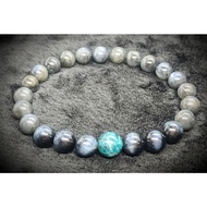 Apatite 12mm Natural Stone Crystal Bracelet