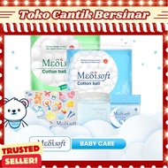 MEDISOFT Cotton Balls & Cotton Buds - Round Cotton Baby Cotton/s Cotton Balls
