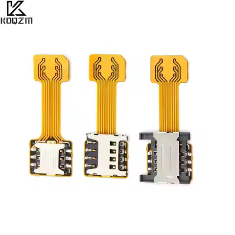 Hybrid Double Dual Sim Card Adapter Micro SD Sim Extension Adapter