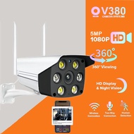 5MP CCTV Camera V380 1080P HD Outdoor Waterproof 5G CCTV Camera WIFI Connect To Cellphone