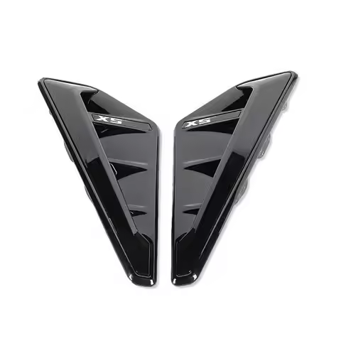 Car Front Fender Side Air Vent Cover Trim For BMW X Series X5 G05 X5M F95 Shark Gills Side Vent Repl