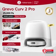 【NEW】Roborock Qrevo Curv Series/Edge 2 Robot Vacuum 25,000Pa 1st AdaptiLift Chassis 100% Hair Remova