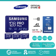 Samsung Pro Plus MicroSD Card 128GB/256GB/512GB/1TB With Adapter Memory Card