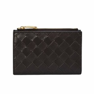 【BOTTEGA VENETA 寶緹嘉】BV Intrecciato Medium Bifold 牛皮 經典編織 短夾 卡夾 皮夾 黑色 749940