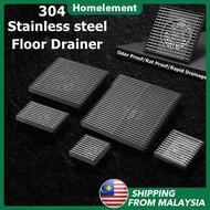 15x15cm 304 Stainless Steel Floor Drain Kitchen Anti-Odor Drain Cover Balcony Garden Insect Proof Fl