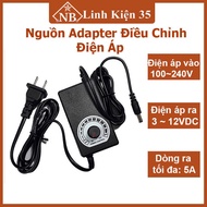 Power Adapter voltage regulator 3-12VDC 2A/5A/10A (jack 5.5x2.1)