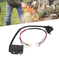 TYJPV Chainsaw Ignition Coil, Black With Wire Ignition Coil Module, Metal Compact High Voltage Outpu