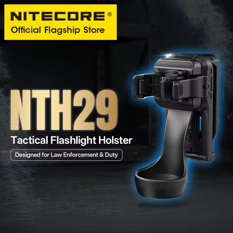 NITECORE NTH29 Tactical Flashlight Holster Torch Light Mount For P27iX P20iX P23i P20i UV Law Enforc
