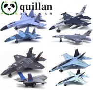QUILLAN Fighter Aircraft Toy, Diecast with Light Sound Aviao Plane Model, Cake Topper Collection Sim