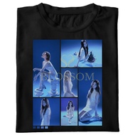 KATUN Nmixx Blue Valentine Photo Group T-Shirt - 24s combed Cotton Sullyon Jiwoo Haewon Lily Kyujin 