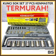 KENMASTER Socket Wrench Set 27 Pcs Shock Wrench Set 27pcs Socket Wrench Set Socket Wrench Socket Soc