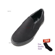 Black School Shoes /Kasut sekolah hitam100% Original Asadi Black School Shoes Unisex (6520-BK) Kasut