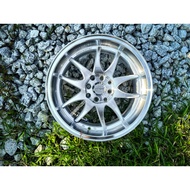 New Car Sport Rim WORK EMOTION CP2 Wheels (Flow Forming) 16x7.5J 8x100/114.3 ET30 Silver Machine Fac