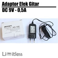 ZOOM AD16E Guitar Effects Adapter Original AD-16E 9V 500mA/
