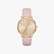 นาฬิกาข้อมือผู้หญิง Michael Kors Jaryn Gold Tone Dial Ladies Dress Pink MK2471