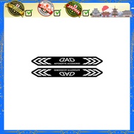 D.A.D Night Sign Sticker Set - Multiple Colors and Designs (2 Pieces)