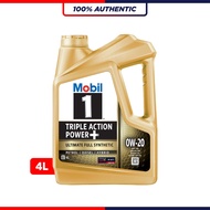 MOBIL 1 TRIPLE ACTION POWER+ 0W20 SP C5 GF-7A Advanced Fully Synthetic Engine Oil (4L)