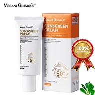 VIBRANT GLAMOUR Whitening Sunscreen Cream Sunblock for Face and Body SPF50 50g