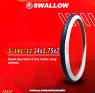 BAN LUAR DALAM SEPEDA UKURAN 24 X 1.75 SWALLOW  BAN SEPEDA 24 ban luar sepeda 24 in