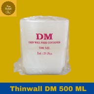 PROMO SPECIAL THINWALL MERK DM 500 ML, THINWALL DM 500, KOTAK MAKANAN