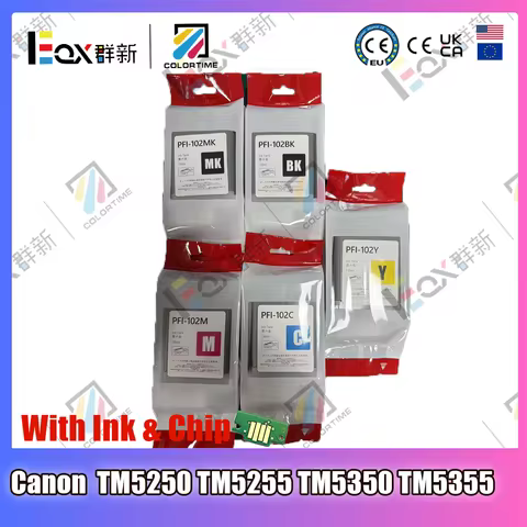 PFI-8121 130ml Ink Cartridge Compatible For Canon TM5250 TM5255 TM5350 TM5355 With Ink&Chip for Sout