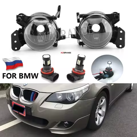 Foglights for BMW E60 E90 E63 323i 325i 520d 520i 530li 525i 5 Series LED Headlights Fog Light Halog