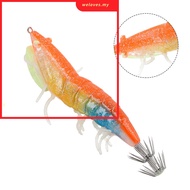 【WELV】Luminous Egi Lure Squid Jig Shrimp Eging Jigging Octopus Calamar Cuttlefish Lure