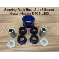 STEERING RACK BUSH SET NISSAN NAVARA D40 NP300 (SILICONE)