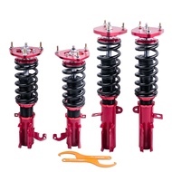 maXpeedingrods Coilover ชุดโช๊คอัพสำหรั Toyota Corolla Levin AE90 AE92 AE100 AE101 AE111 1988-1999 แดมเปอร์แบบปรับระดับได้ 24ระดับ โช๊คอัพรถยนต์ โช๊คหลัง โช๊คหน้า โช๊ค โช๊คสตรัท สปริงโหลด โช๊คแต่ง สปริงโช๊ค คอยล์สปริง 4X (SKU# CO-TOYCOR-R-65KG-LC-VG2)