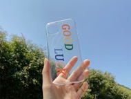 【來圖客製】GOOD LUCK英文手機殼適用於iPhone13 Pro Max mini等