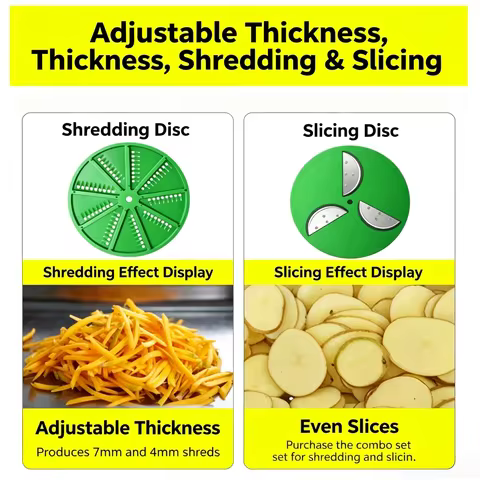 Electric & Manual Vegetable Shredder Slicer Household Cassava Sweet Potato Pumpkin Radish Cutting Ma