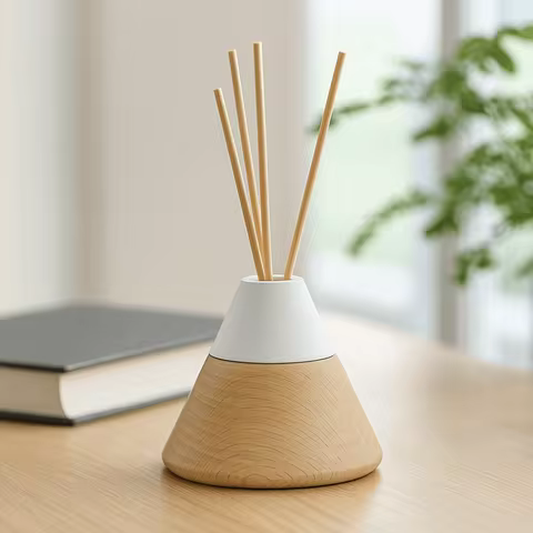 Mini Diatomite Aromatherapy Eco-Friendly Odor Eliminator Essential Oil Diffuser Long-Lasting Scent D