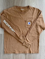 正版 聯乘限定 Carhartt WIP × SOPHNET. Hamilton Brown 經典焦糖啡 衛衣 Sweatshirt (Men's Size S)