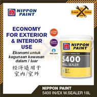 Nippon Paint 5400 18L Wall Sealer for Exterior & Interior Wall Cat Sealer Paint Nippon Sealer Nippon