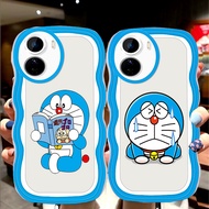 S-45 Doraemon Casing for VIVO Y22s Y02t Y02s Y02 Y22 Y35 Y16 Y75 5G transparent TPU