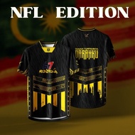 NFL Sublimation Microfiber Jersey tshirt Design KL CITY baju jersi baju jersey Malaysia viral  jerse