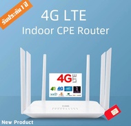 4G Router 6 เสา Dual-Band 2.4G+5G เร้าเตอร์ ใส่ชิมปล่อย Wifi สัญญาณแรง Indoor&amp;Outdoor High-Performance Industrial Grade