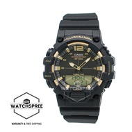 Casio Men's Analog-Digital Combination Black Resin Band Watch HDC700-9A HDC-700-9A