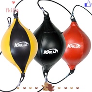 FKILLA Boxing Speed Bag, Inflatable PU Boxing Punching Bag,  with Hooks Pneumatic Cylinder Hanging T