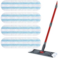 Mop Replacement Pads for OCedar H2prO Flat Mop System, 4 Pack Mop Pads for Ocedar H2prO Flat Mop, Ma