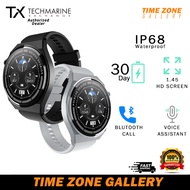 Techmarine Exchange TX-15 Bluetooth Fitness Tracker Smart Watch / Black / Silver