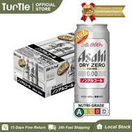 [TURTLE]Asahi Dry Zero Beer Alcohol Free Zero sugar, zero calories 500ml x 6 Bottles